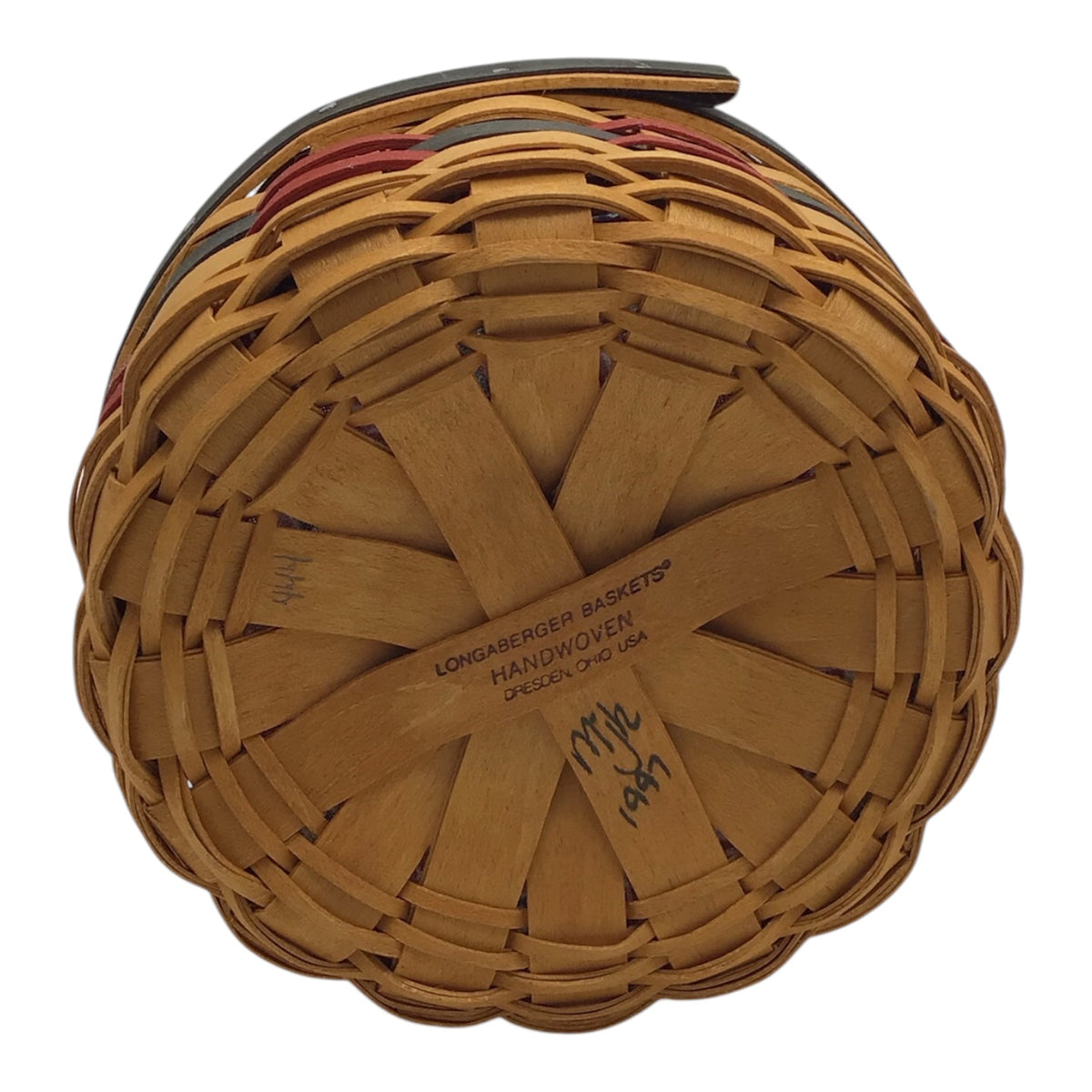Longaberger 1997 Inaugural Basket w/ Liner & Protector