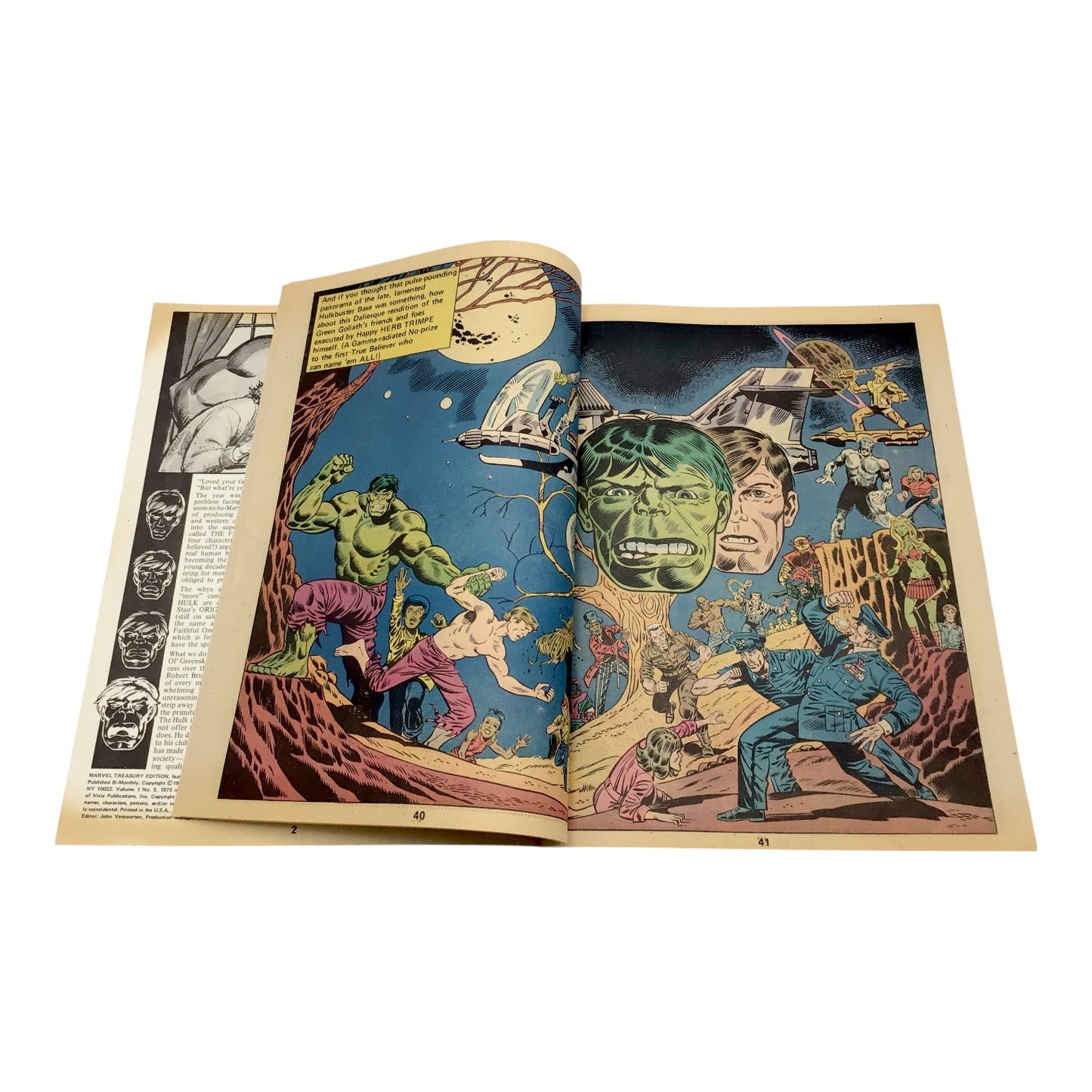 The Hulk on the Rampage – Marvel Treasury Edition #5 (1975) – Deluxe Limited Edition - NM