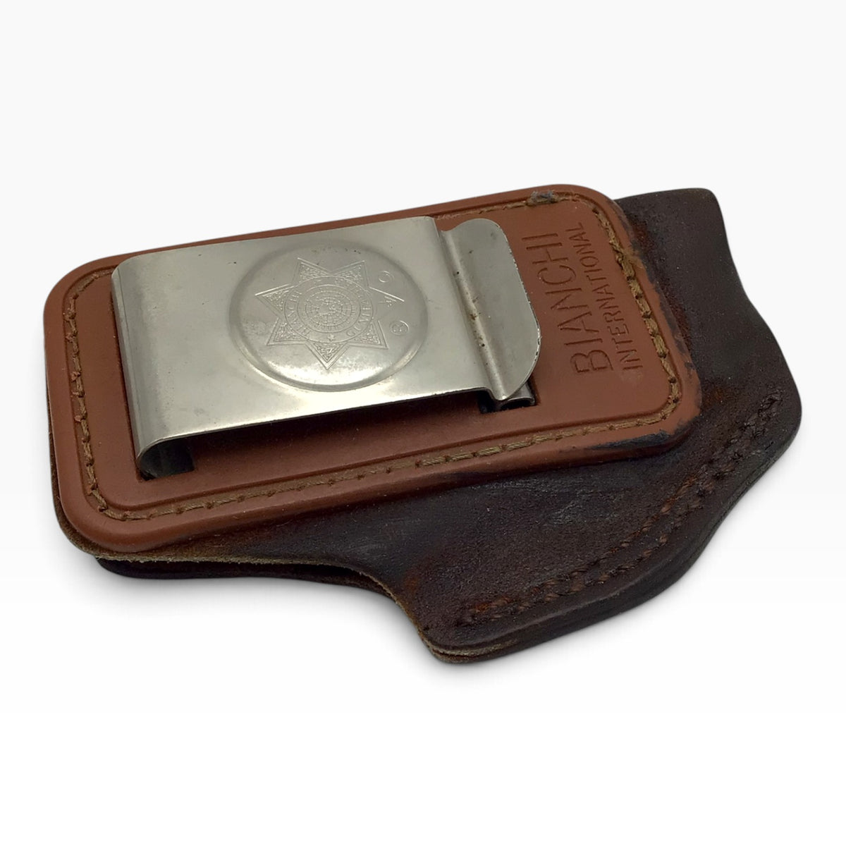 Bianchi International Vintage Inside Waistband Brown Leather Holster