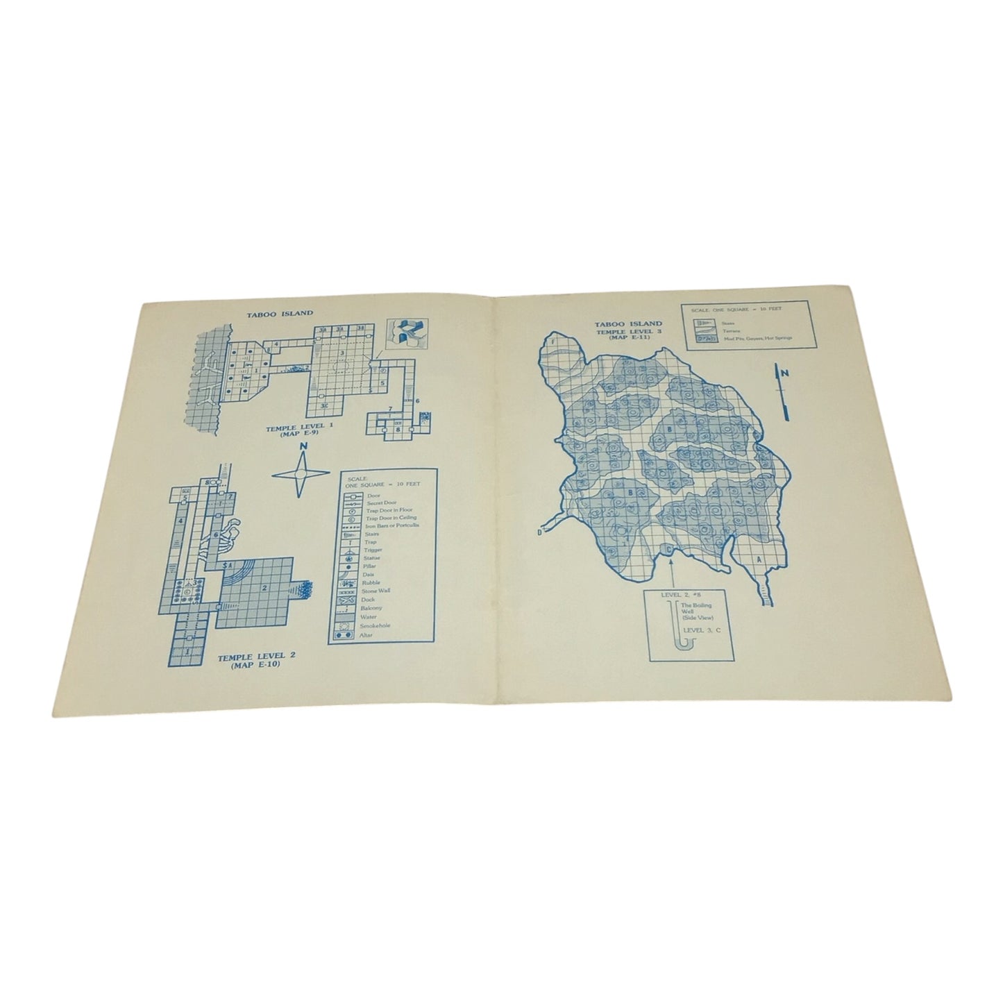 Dungeons & Dragons Module X1 The Isle of Dread #9043 1981