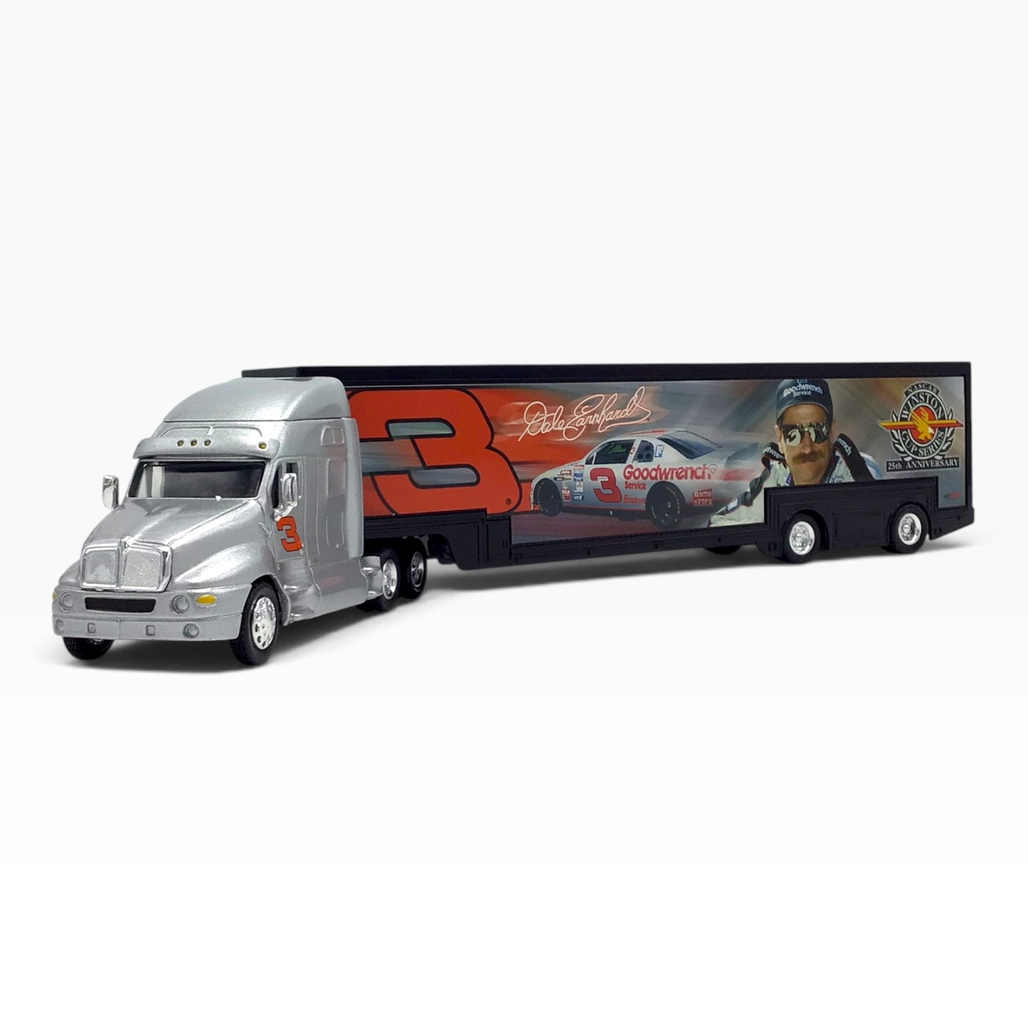 Dale Earnhardt #3 Silver Select 2004 Hauler – 1:64 Scale Model Truck & Trailer – Limited Edition