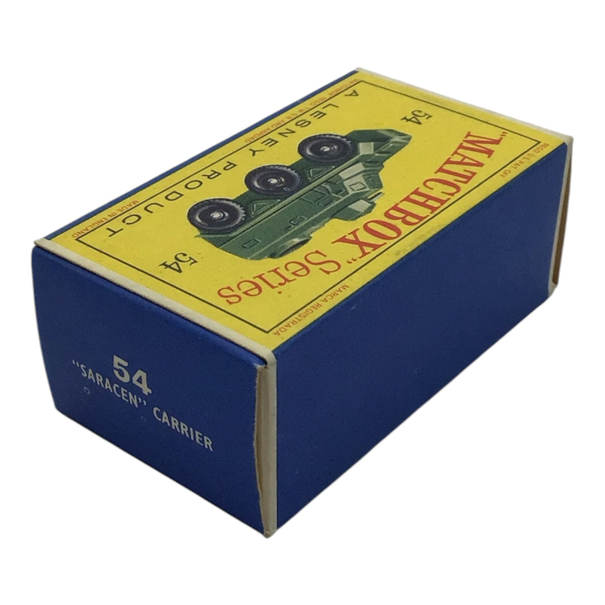 Lesney Matchbox Series #54 "Saracen" Carrier w/ Original Box