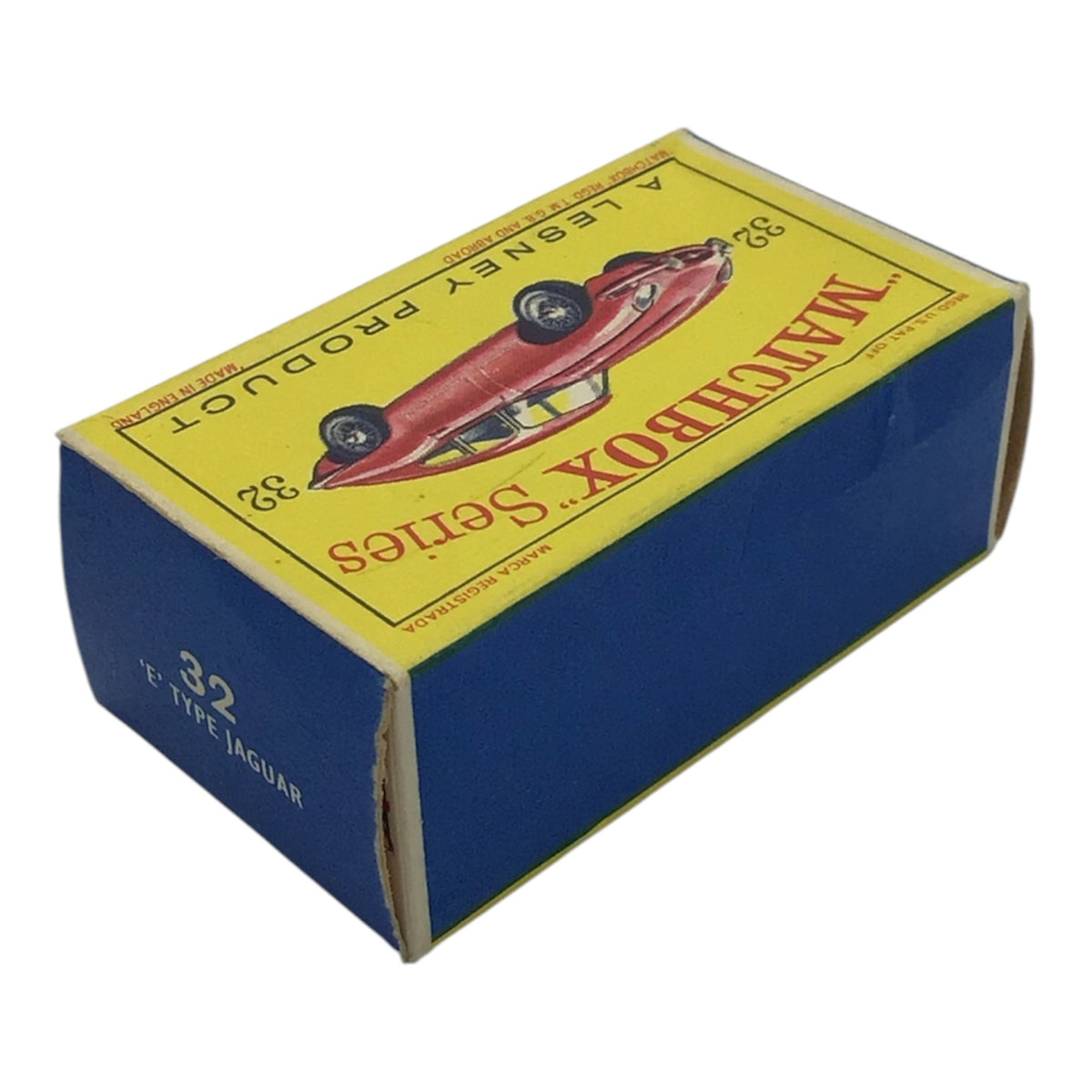 Lesney Matchbox Series #32 E Type Jaguar w/ Original Box