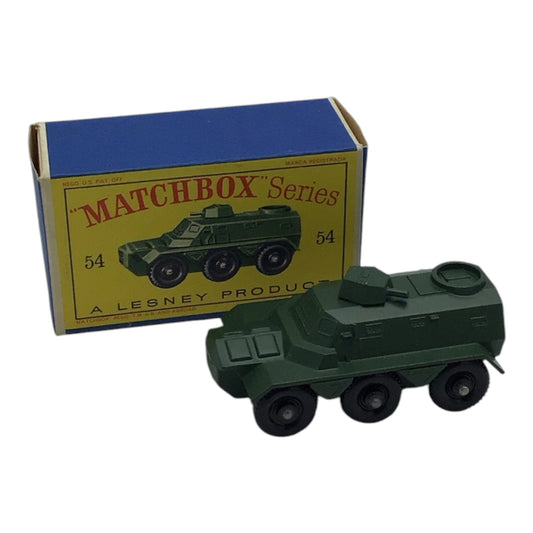 Lesney Matchbox Series #54 "Saracen" Carrier w/ Original Box
