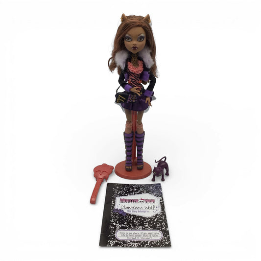 Monster High Dolls Clawdeen Wolf First Wave Gen 1 - No Box