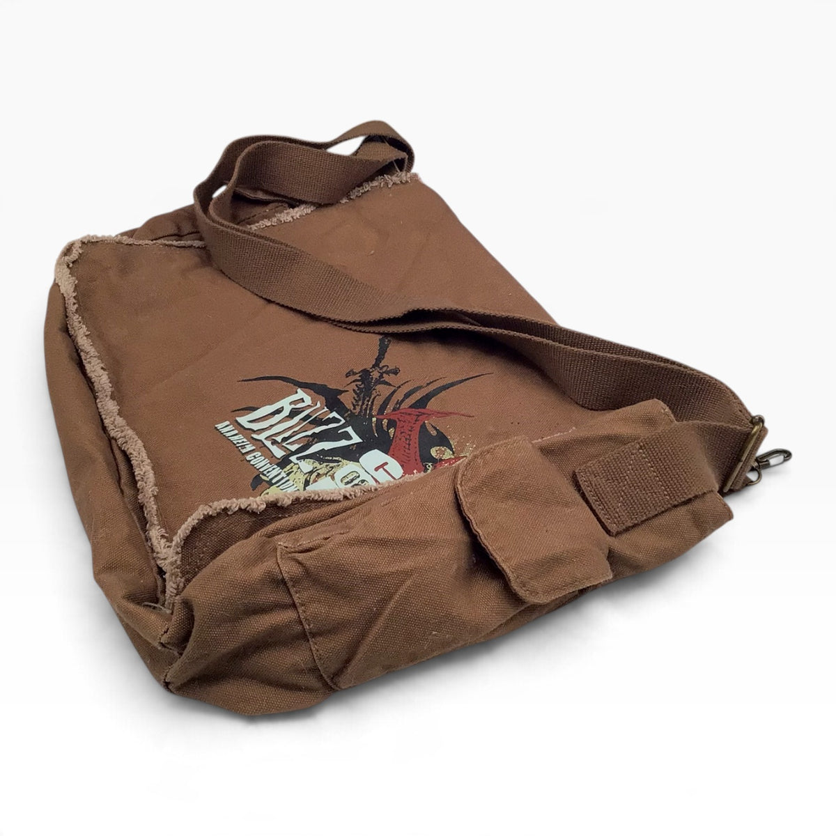 BlizzCon 2008 Brown Canvas Messenger Bag – Dragon Fantasy Artwork