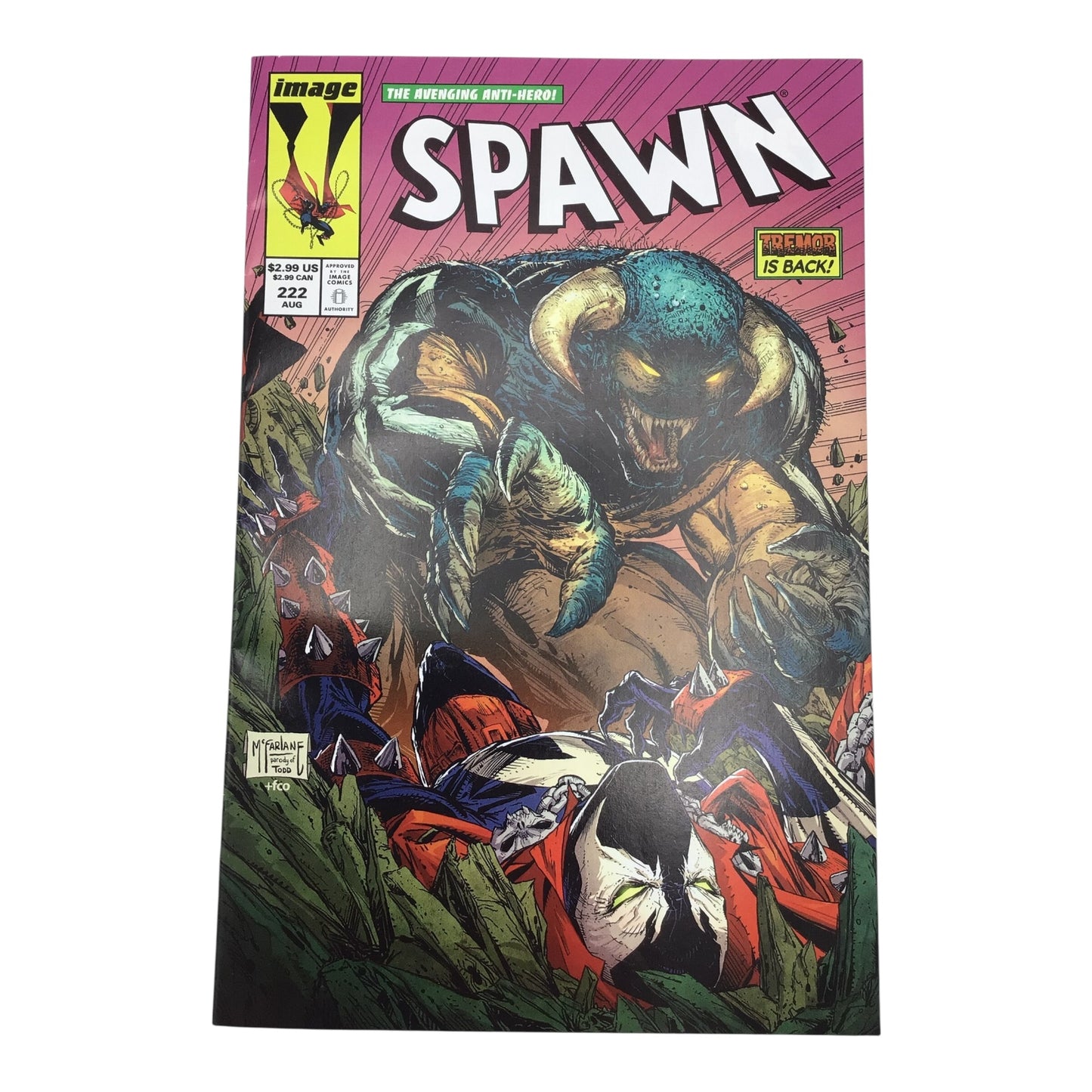 Spawn #222 Image Comics 20th Anniversary Comic – Near Mint