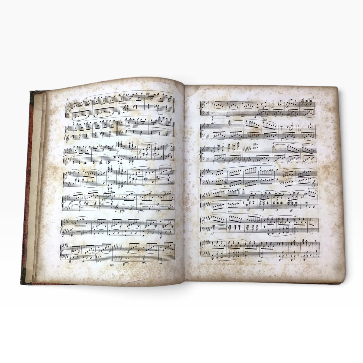 Antique French C.G Reissiger Piano Trios #1–12 Set of 4 Music Books – Violin, Cello & Piano