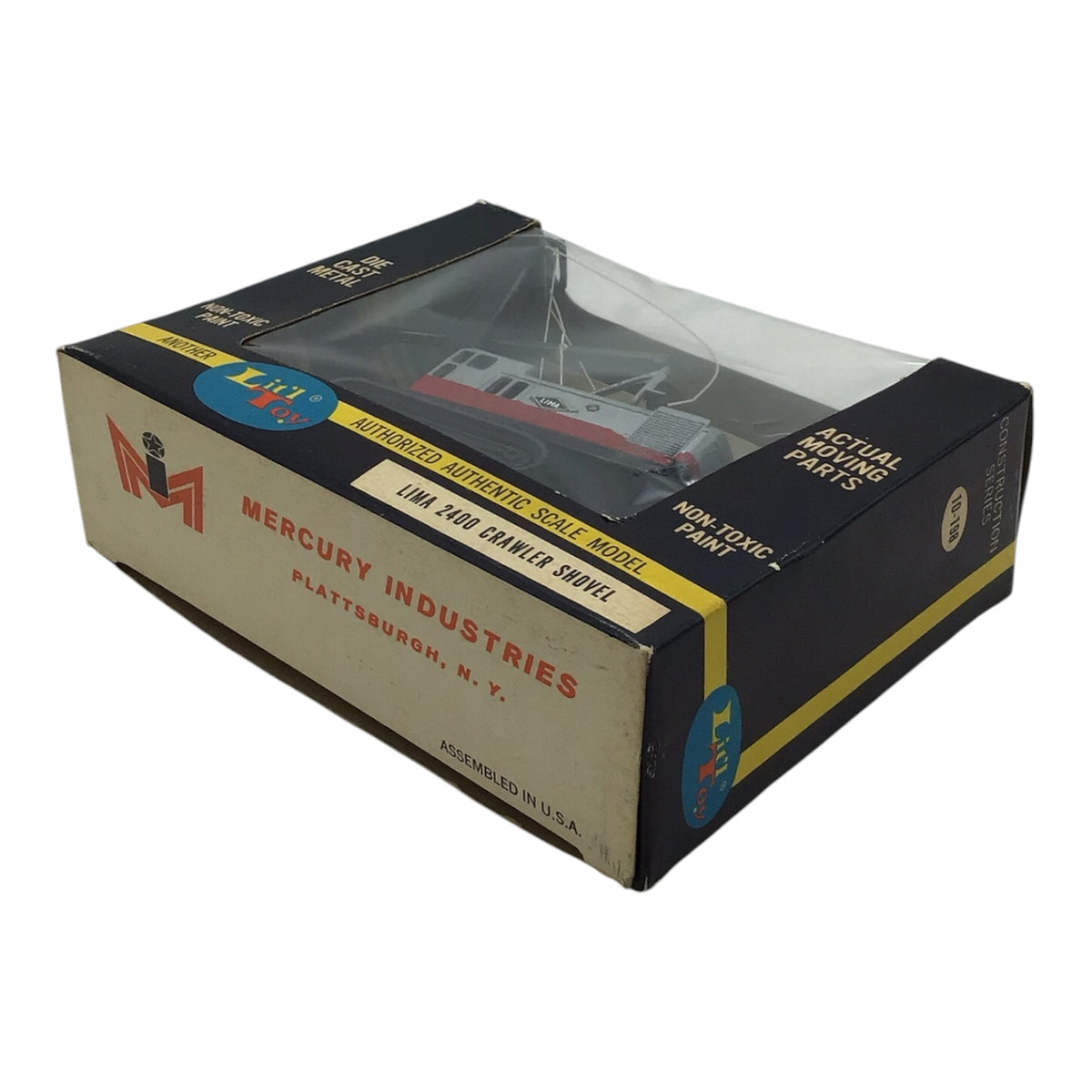 Lima 2400 Crawler Shovel Die Cast Metal Scale Model in Original Box - Lit'l Toy