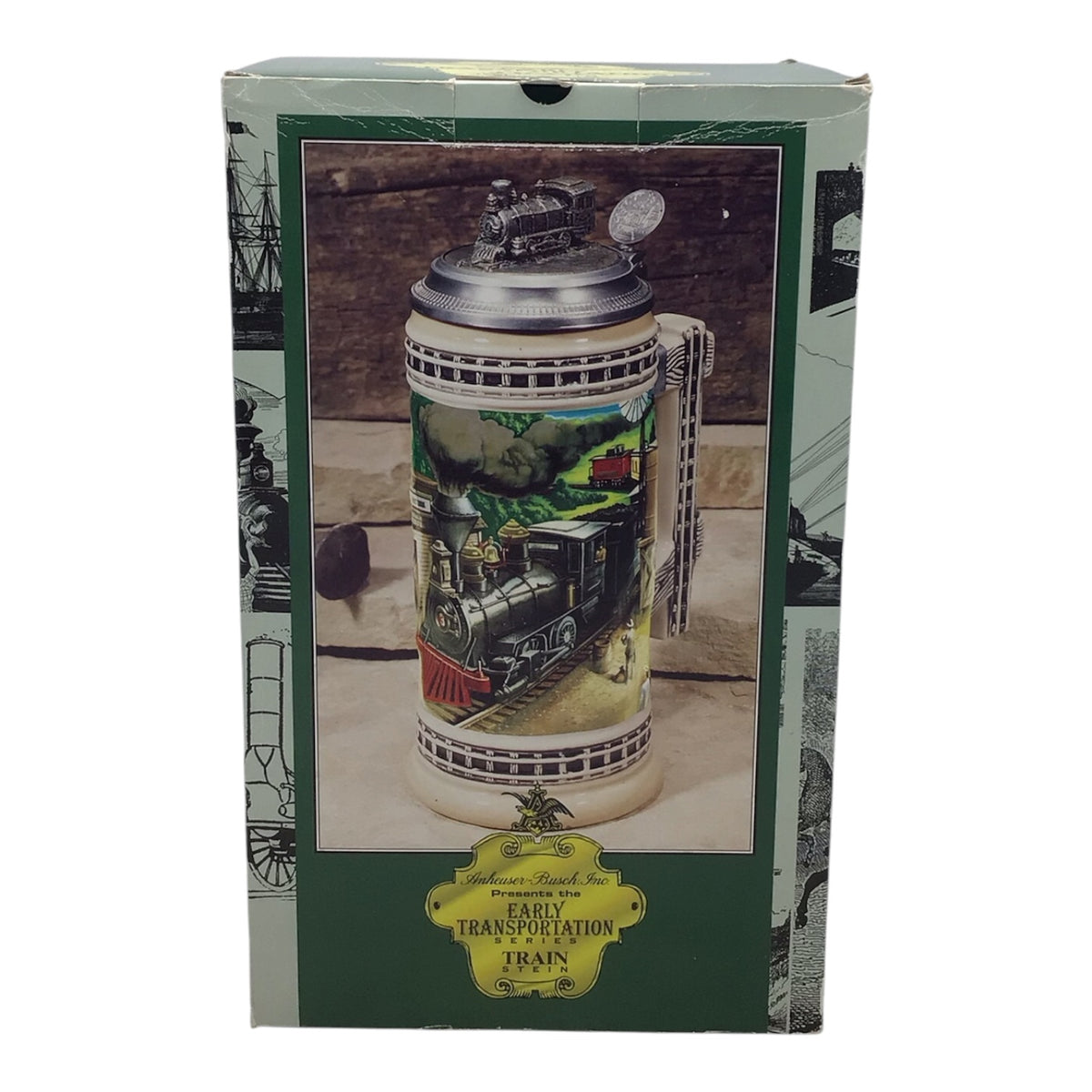 Anheuser-Busch Early Transportation Series Train Stein