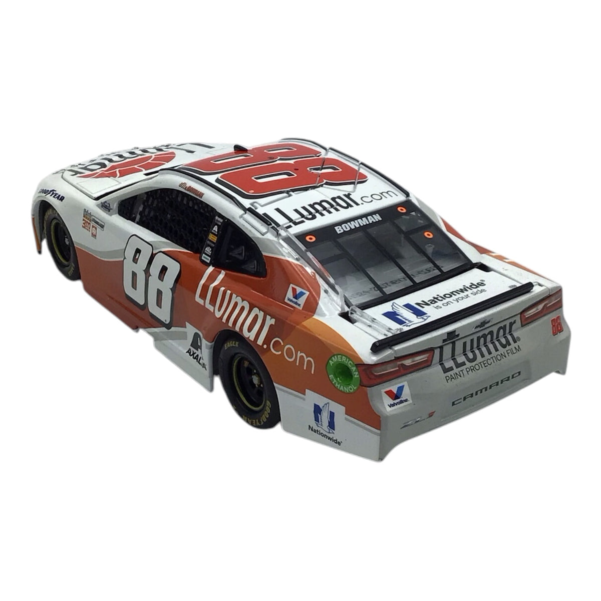Alex Bowman #88 Llumar 2018 Camaro ZL1 Elite Diecast Model