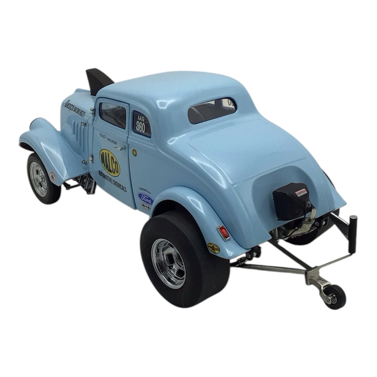 1:18 Scale 1933 Willys Gasser Malco Auto Chemicals Diecast Model