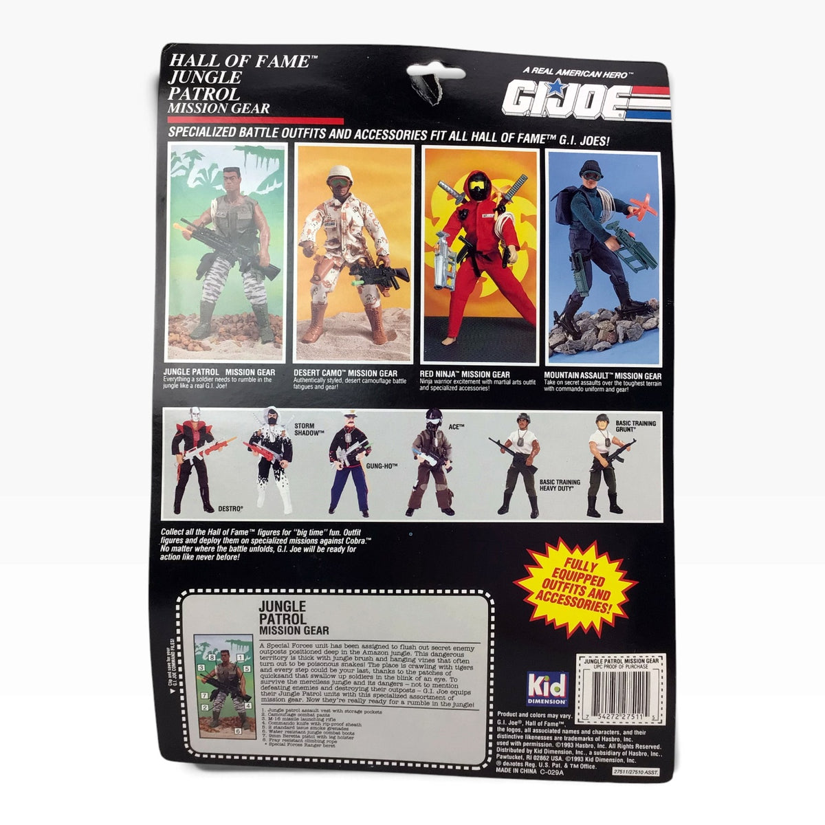 GI Joe Jungle Patrol Mission Gear Set (1993) – Hasbro Hall of Fame #27511