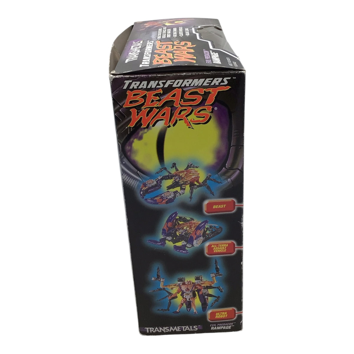 Transformers Transmetals Beast Wars Evil Predacon Rampage Action Figure (1998)
