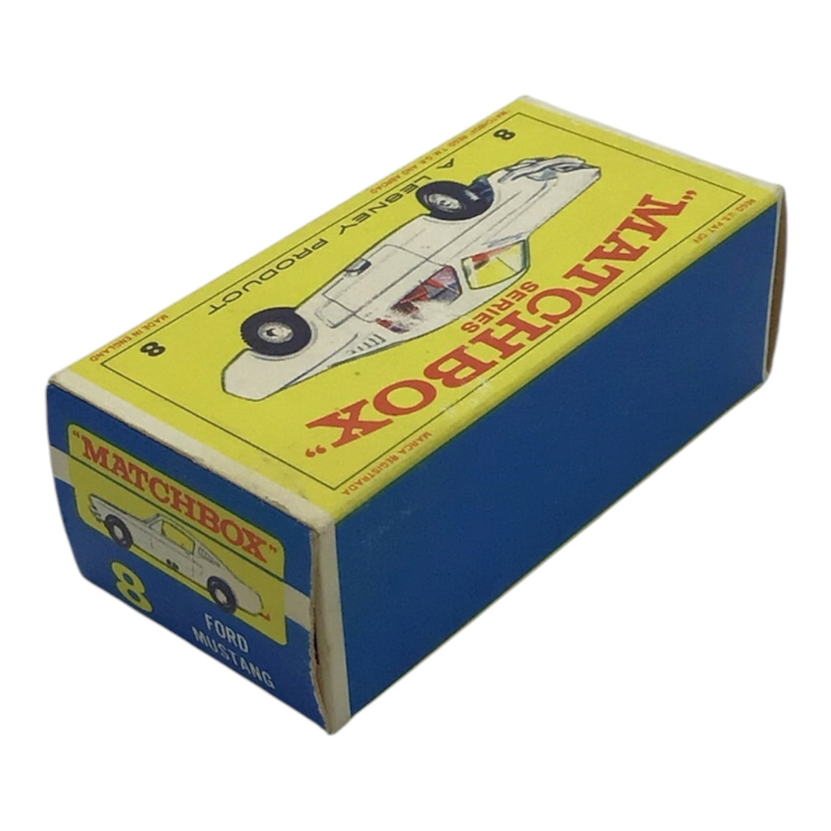 Lesney Matchbox Series #8 Ford Mustang w/ Original Box