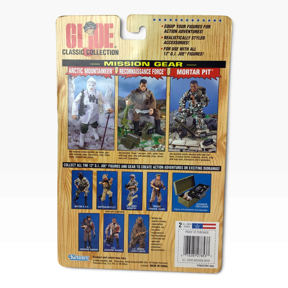 GI Joe Reconnaissance Force Mission Gear Set (1996) – Hasbro Classic Collection #27853