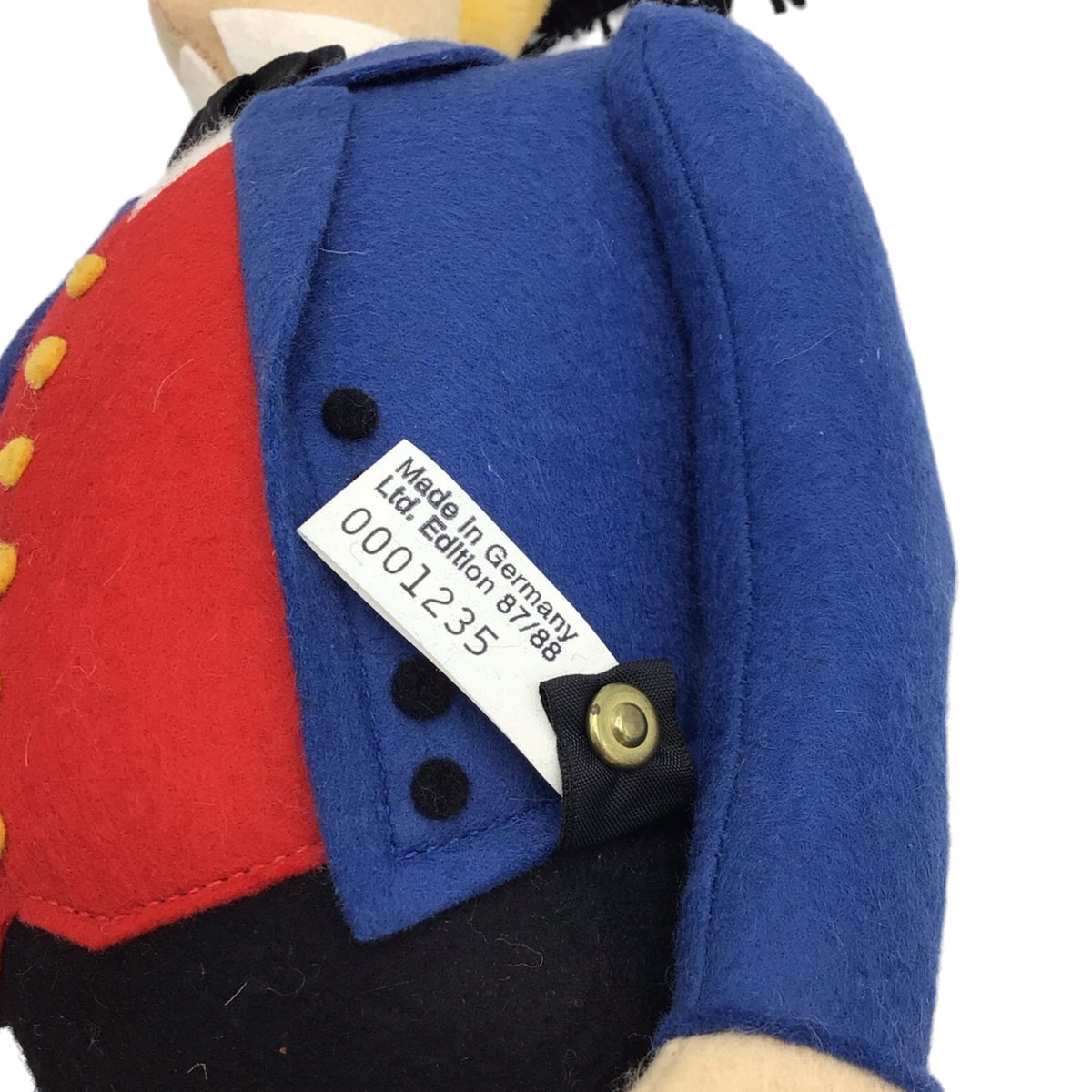 German Steiff Peasant Jorg Felt Doll 9112/45 - Numbered 87/88