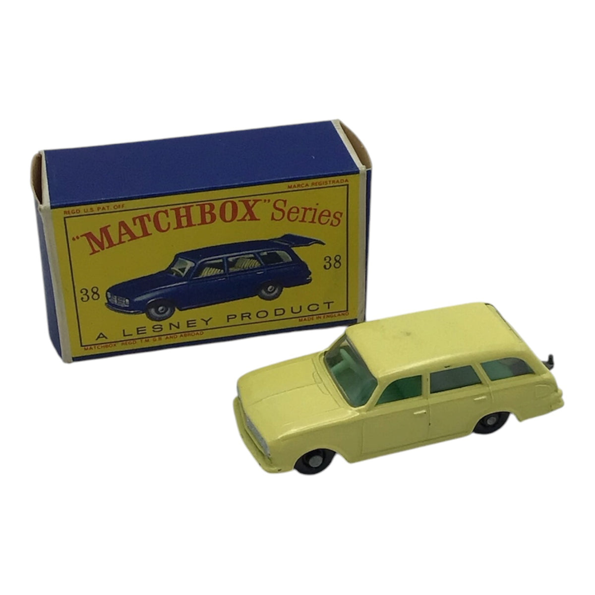 Lesney Matchbox Series #38 Vauxhall Victor Estate Car w/ Original Box