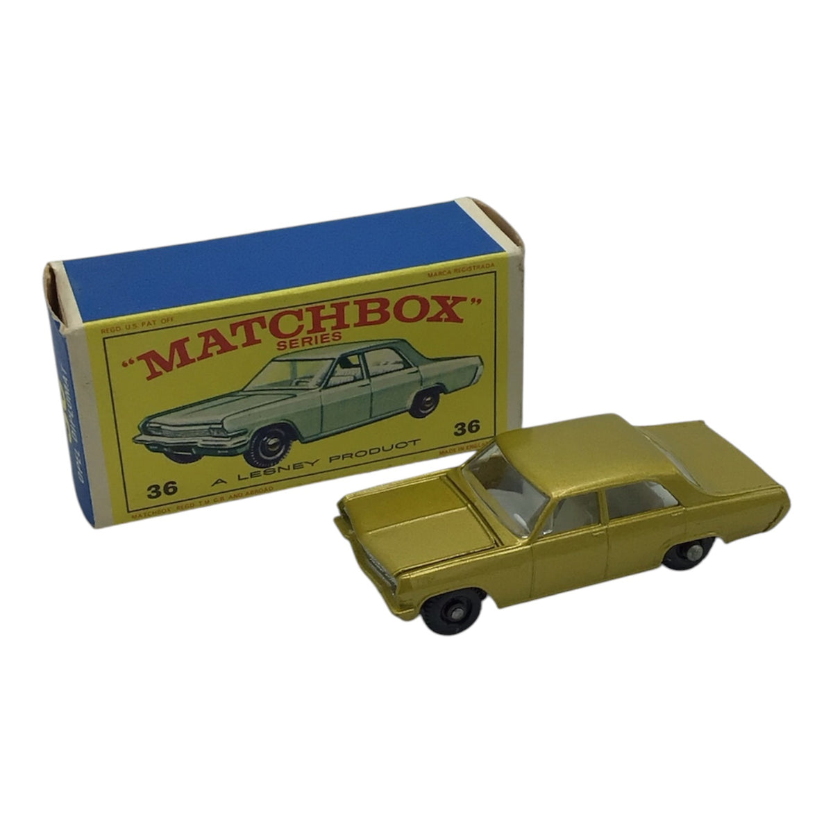 Lesney Matchbox Series #36 Opel Diplomat w/ Original Box