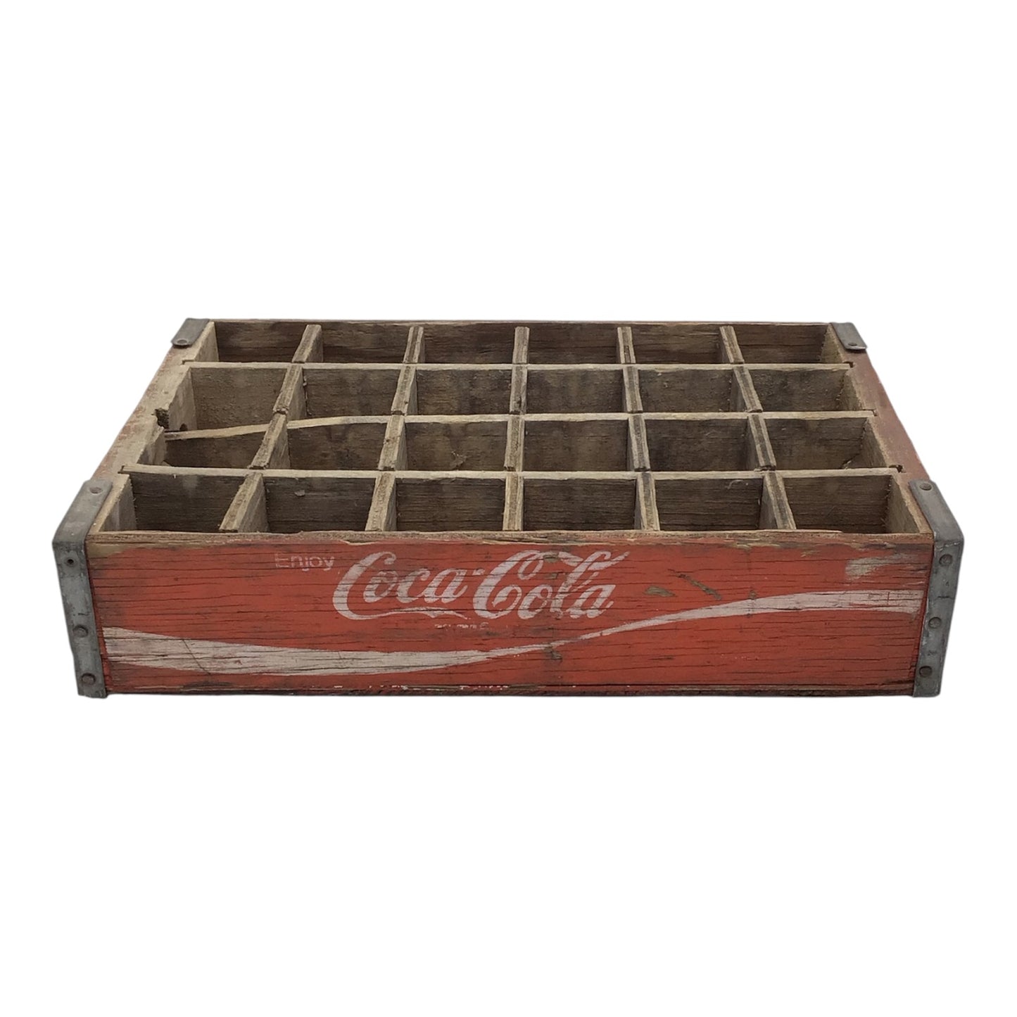 Vintage Coca-Cola Wooden 24 Bottle Delivery Crate