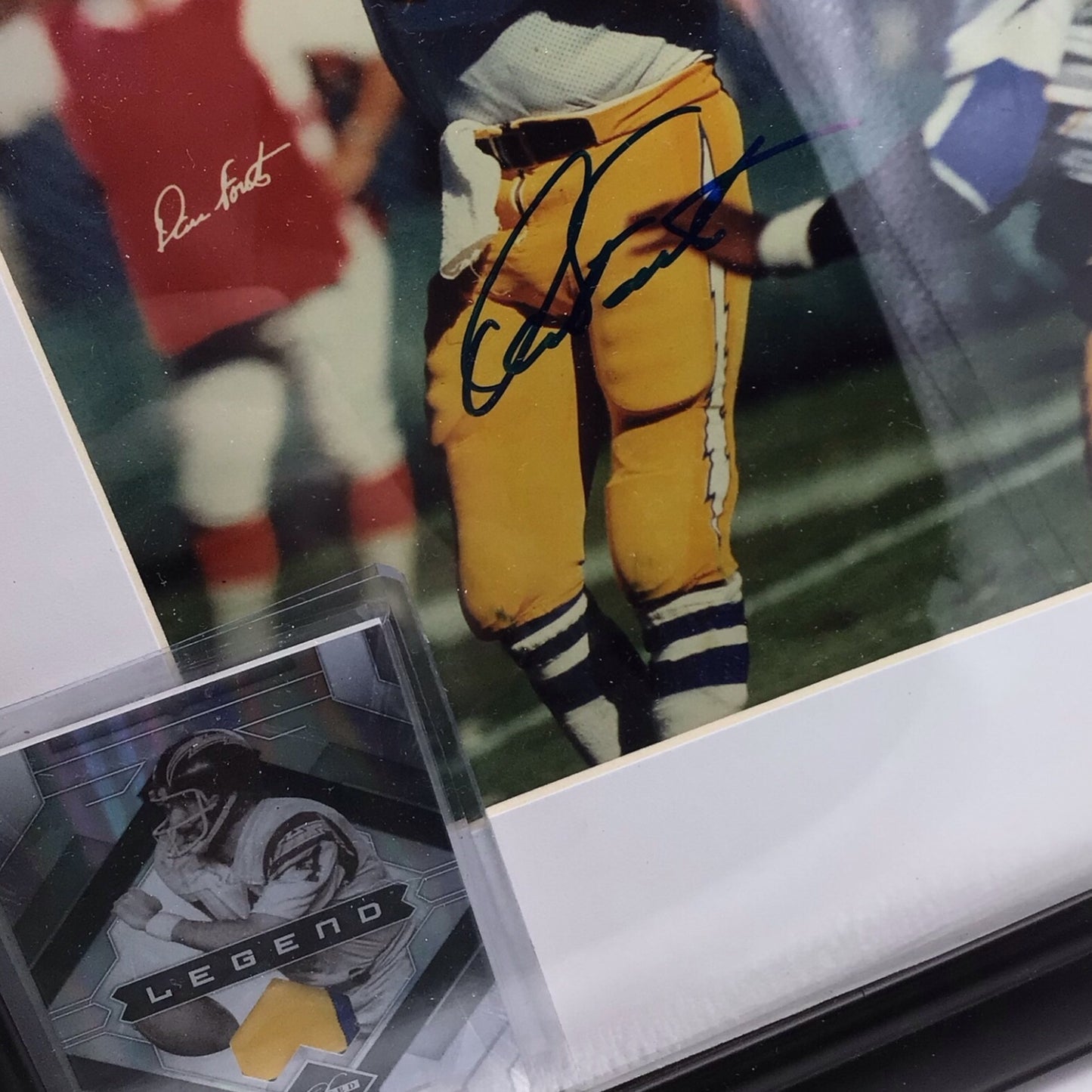 Framed Dan Fouts Signed Photo