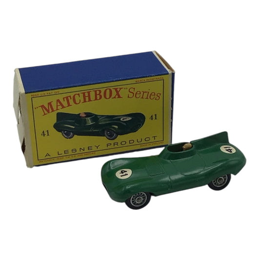 Lesney Matchbox Series #41 Jaguar Racing Car w/ Original Box