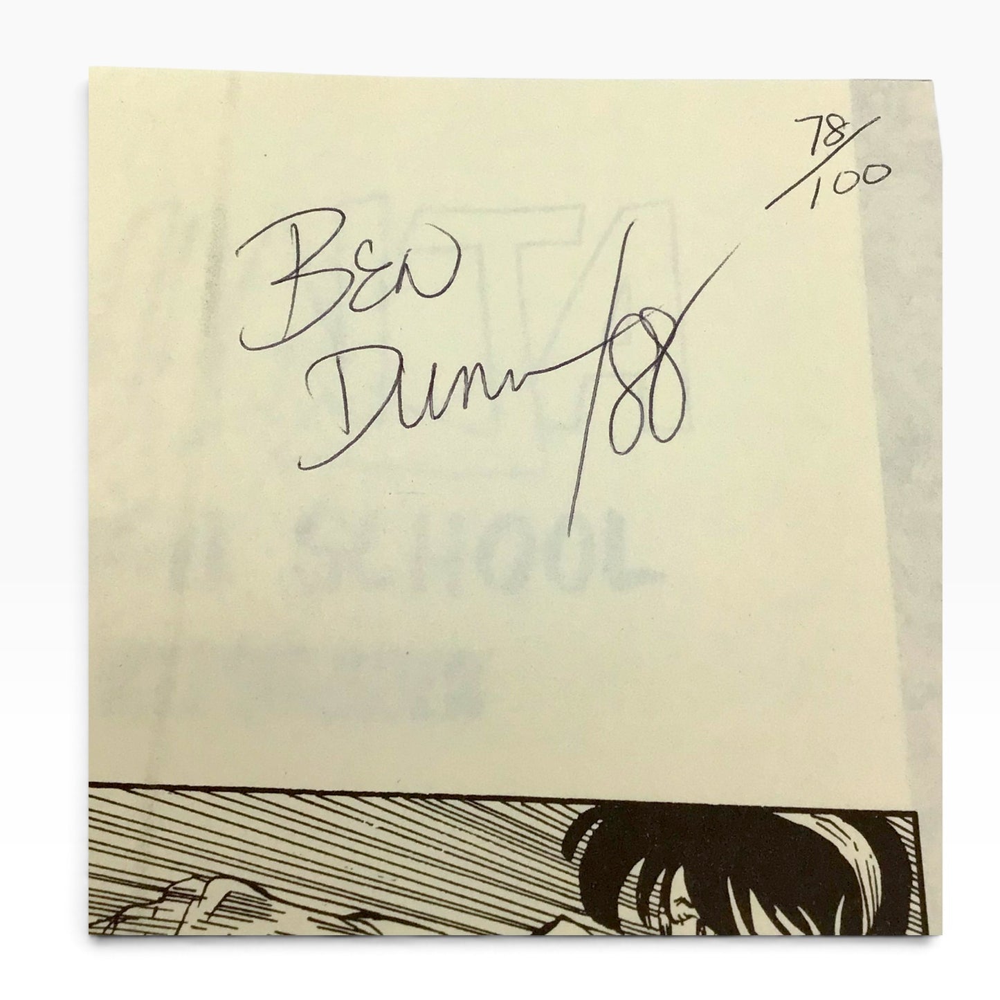 Ninja High School #1 (1987) – Limited Signed Edition #78/100 by Ben Dunn - Eternity Comics - Mint