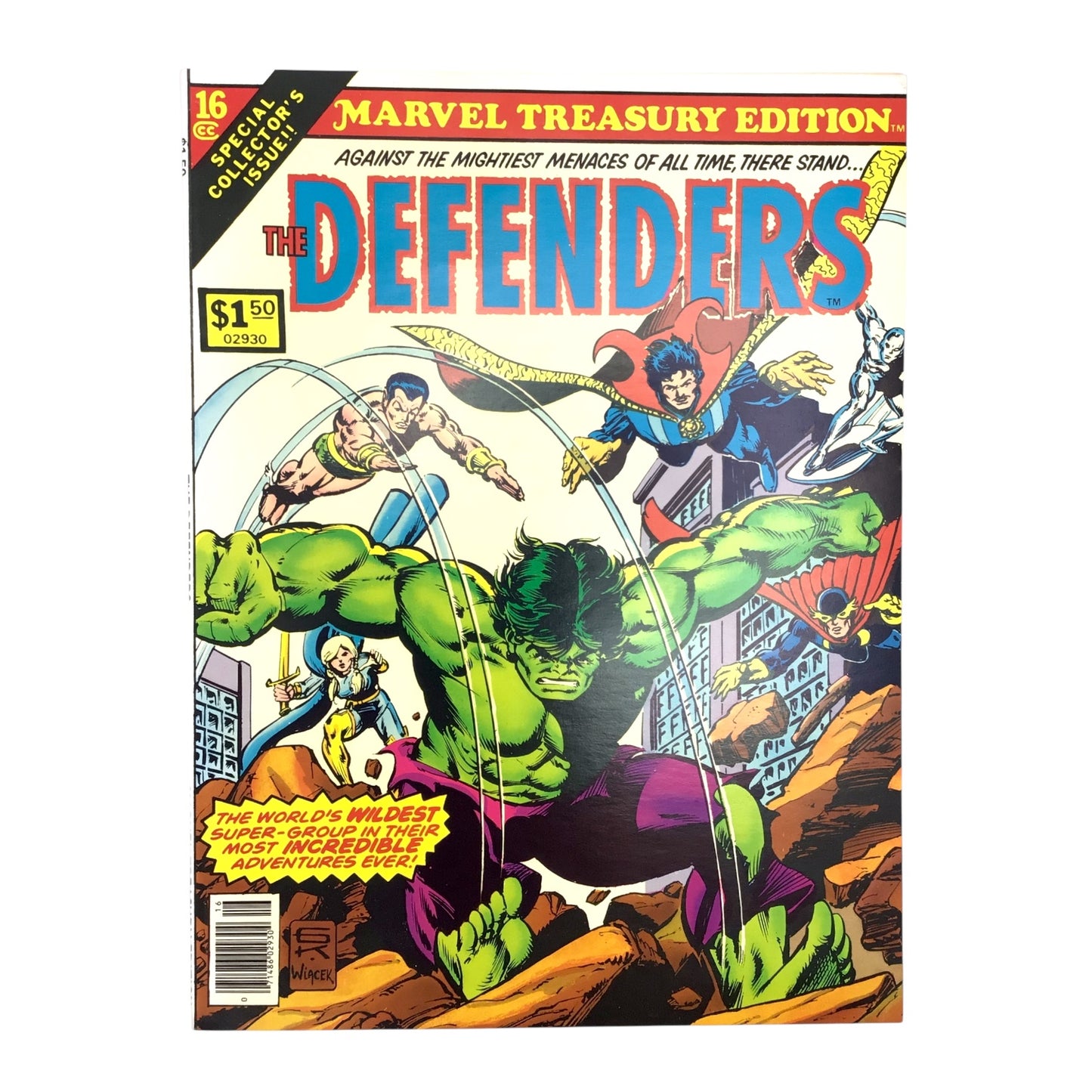 The Defenders – Marvel Treasury Edition #16 (1978) – World's Wildest Super-Group - NM