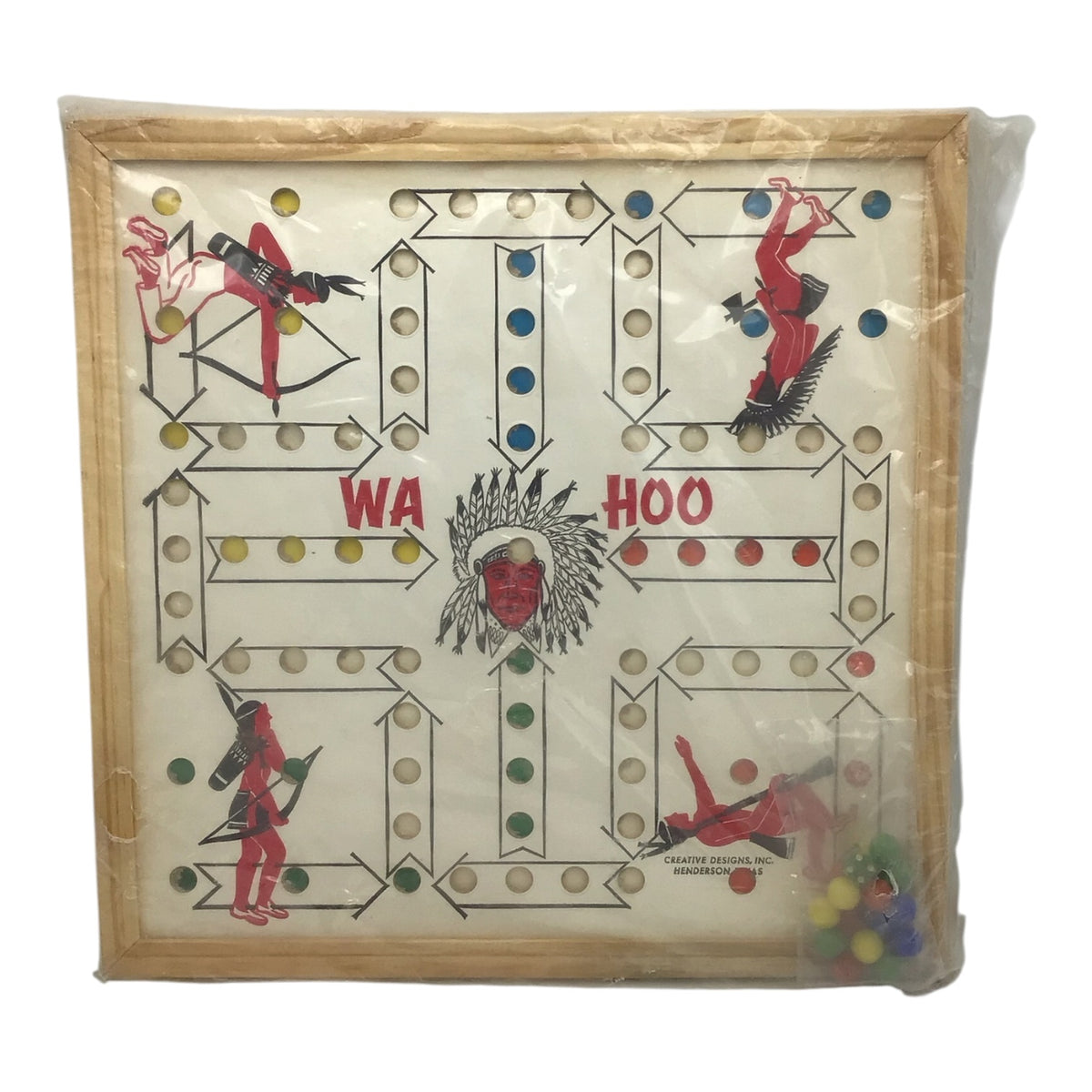 Vintage Wahoo Board Game by Creative Design Inc - Full Set