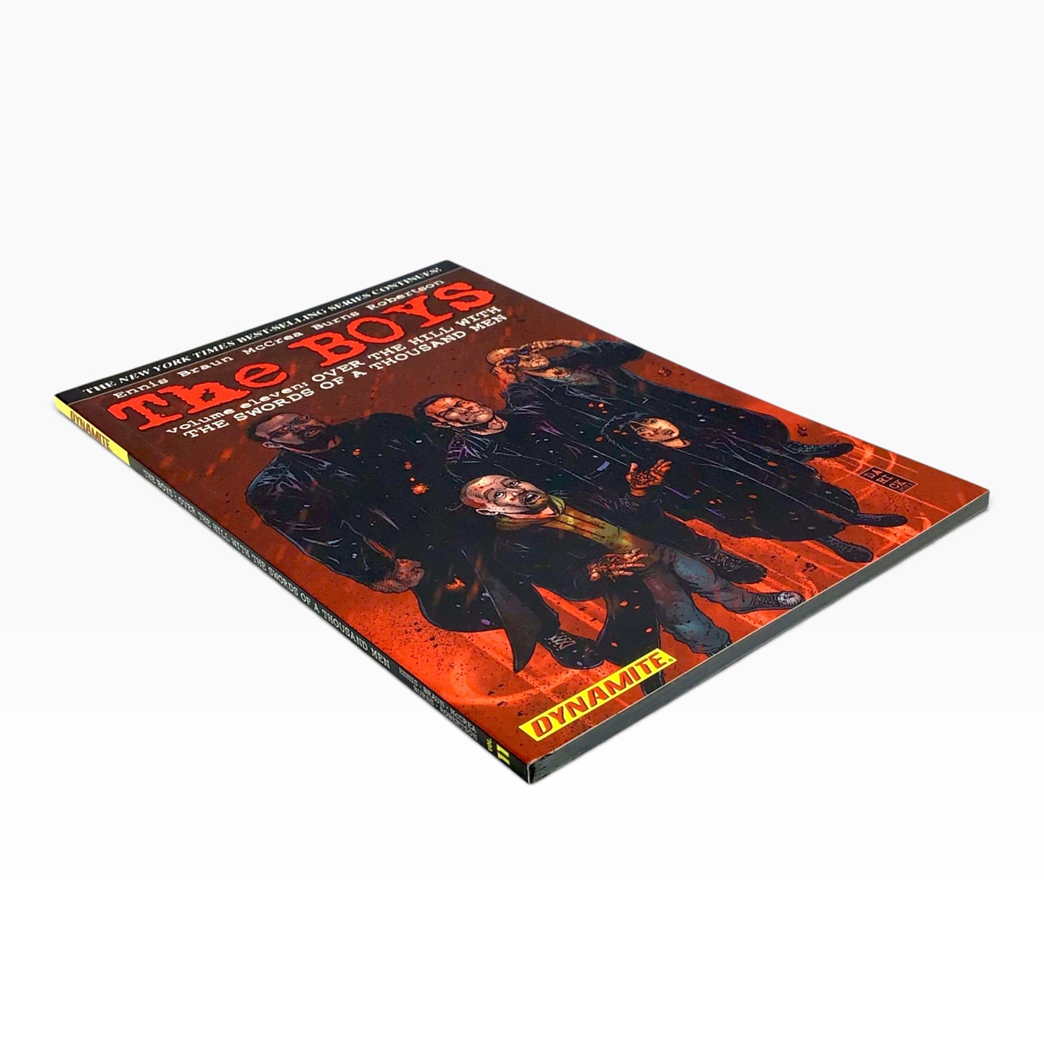 The Boys #11: Over the Hill with the Swords of a Thousand Men (2012) – Signed by Darick Robertson - Mint