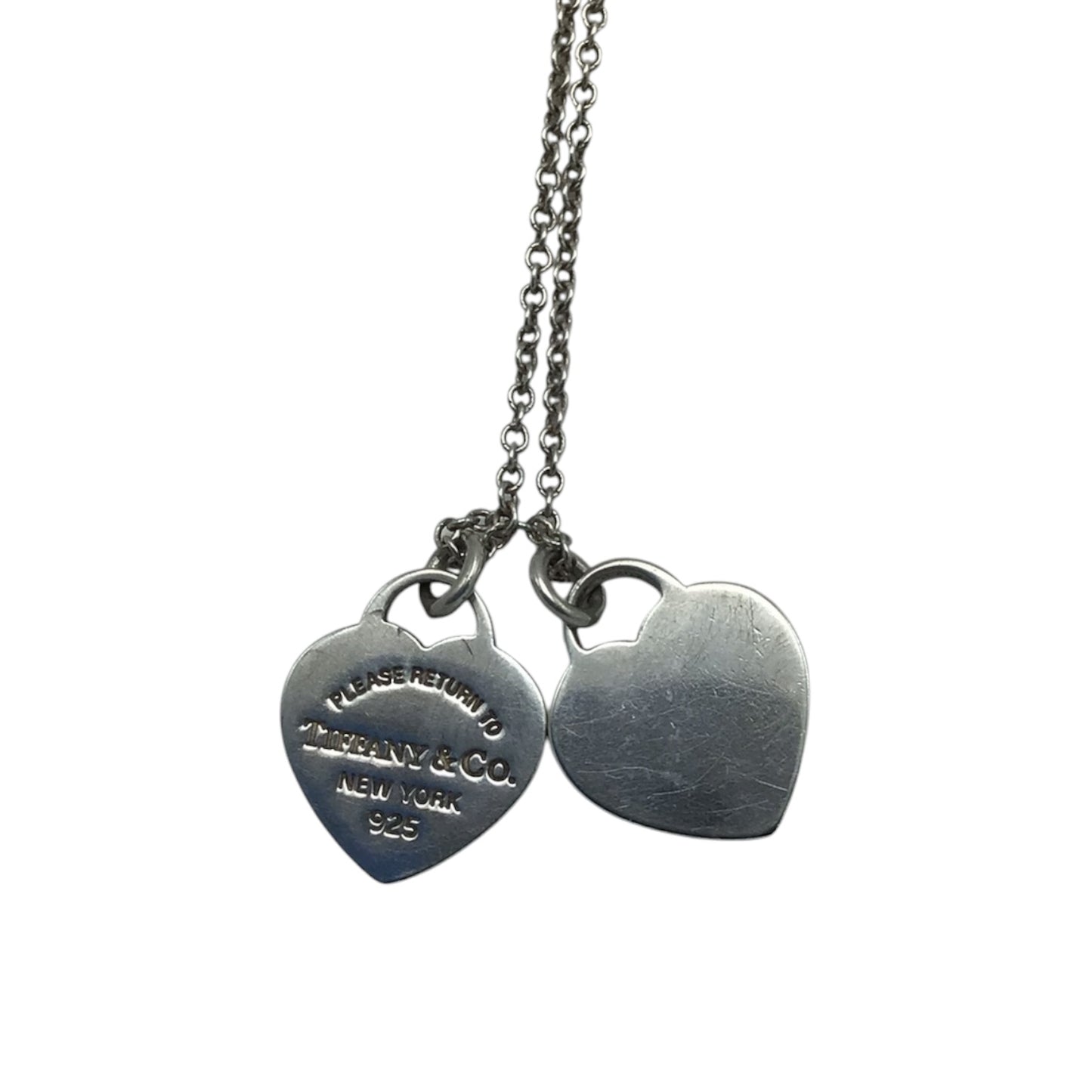 Tiffany & Co. Return to Tiffany Double Heart Tag Pendant Necklace