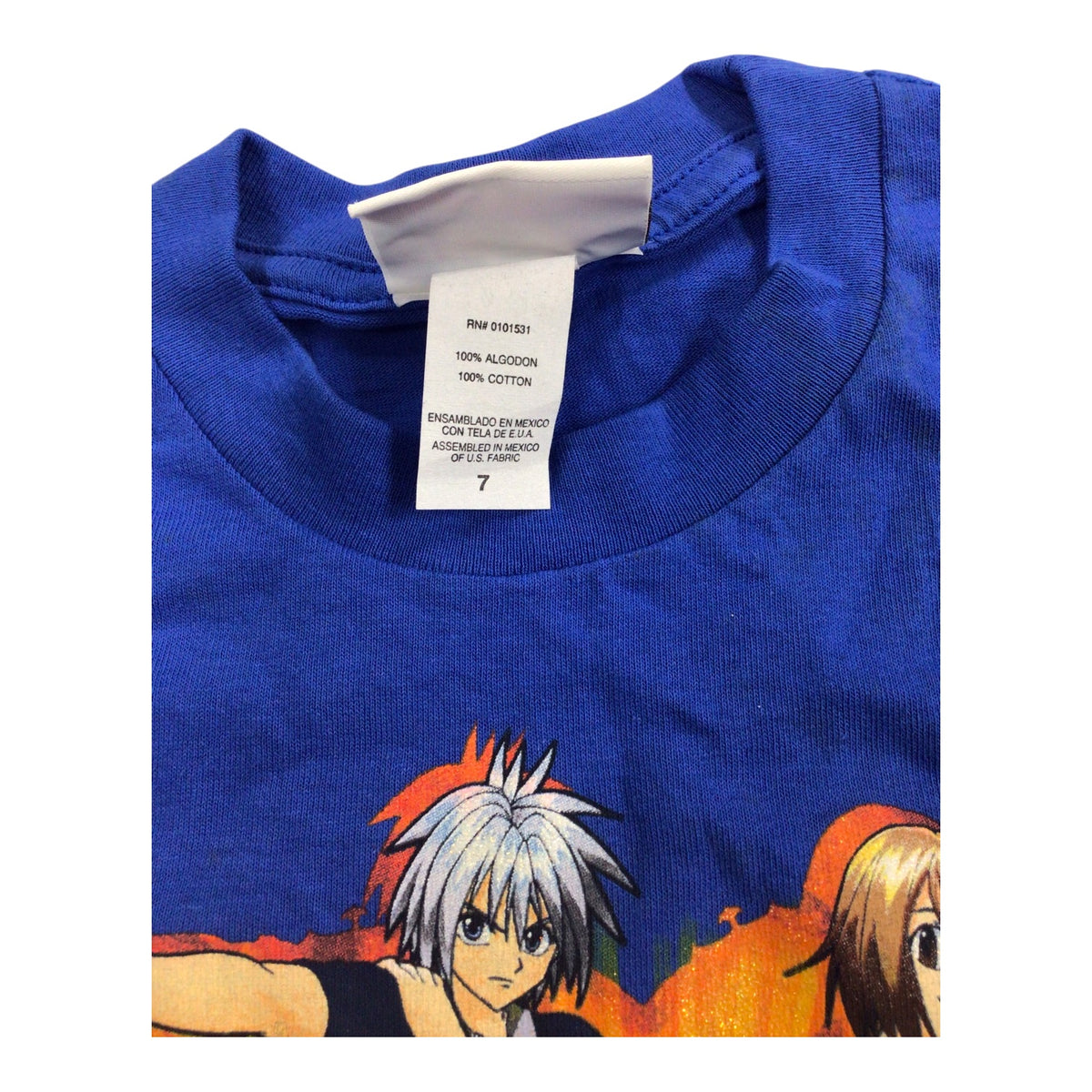 Vintage Rave Master Anime Graphic T-Shirt Blue Size 7 – MAD Engine