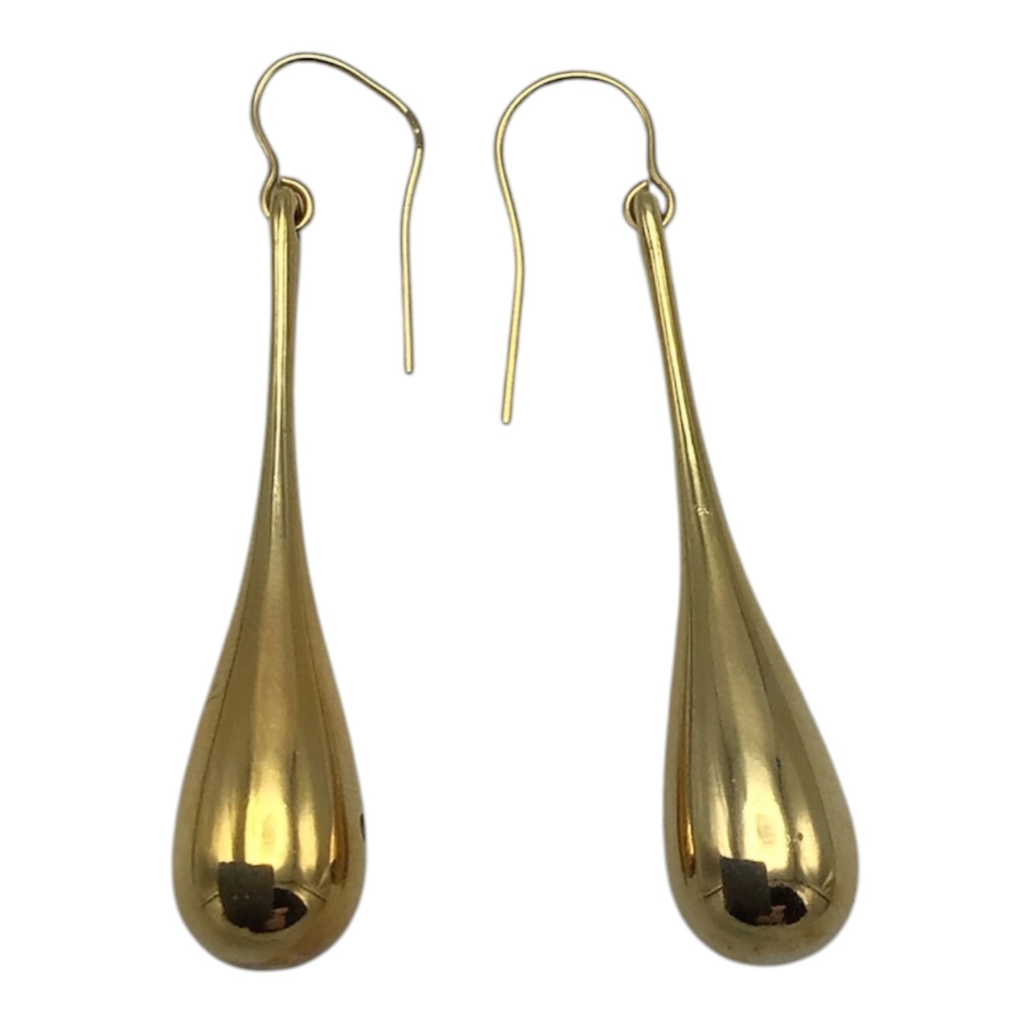 Gold Hollow Dangle Drop Earrings