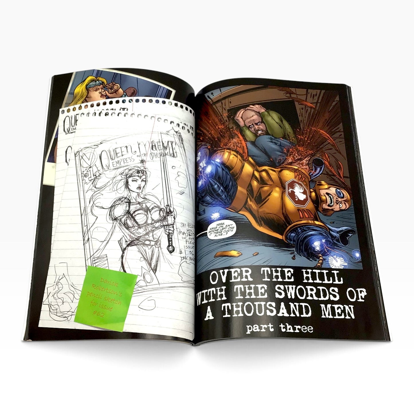 The Boys #11: Over the Hill with the Swords of a Thousand Men (2012) – Signed by Darick Robertson - Mint