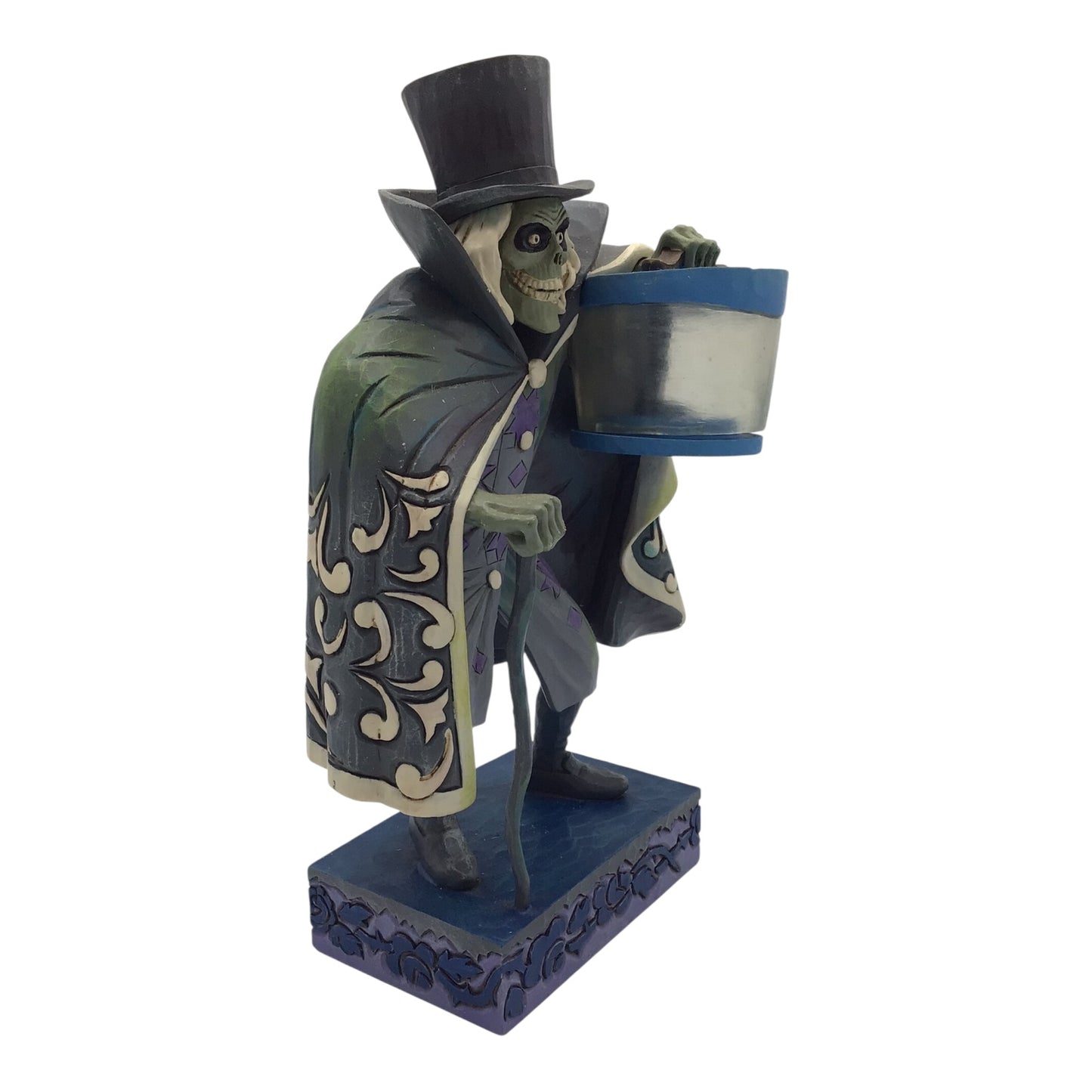 Enesco Disney Traditions Hat Box Ghost Figurine – Haunted Mansion Collectible by Jim Shore