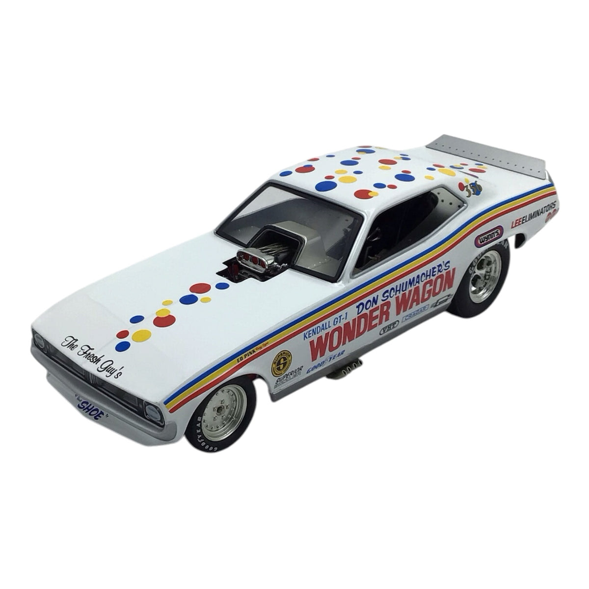 Don Schumacher Wonder Wagon Plymouth Barracuda Nitro Funny Car Model