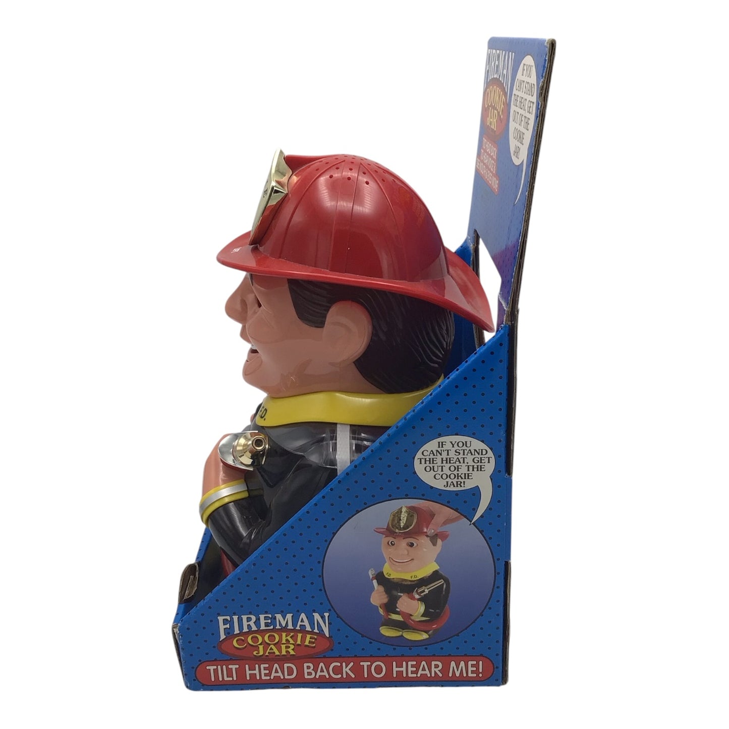 Talking Fireman Cookie Jar - Fun-Damental Too LTD 2002