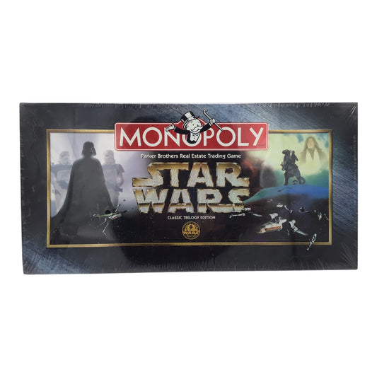 Parker Brothers Star Wars Monopoly Classic Trilogy Edition Board Game (1997) – Factory Sealed