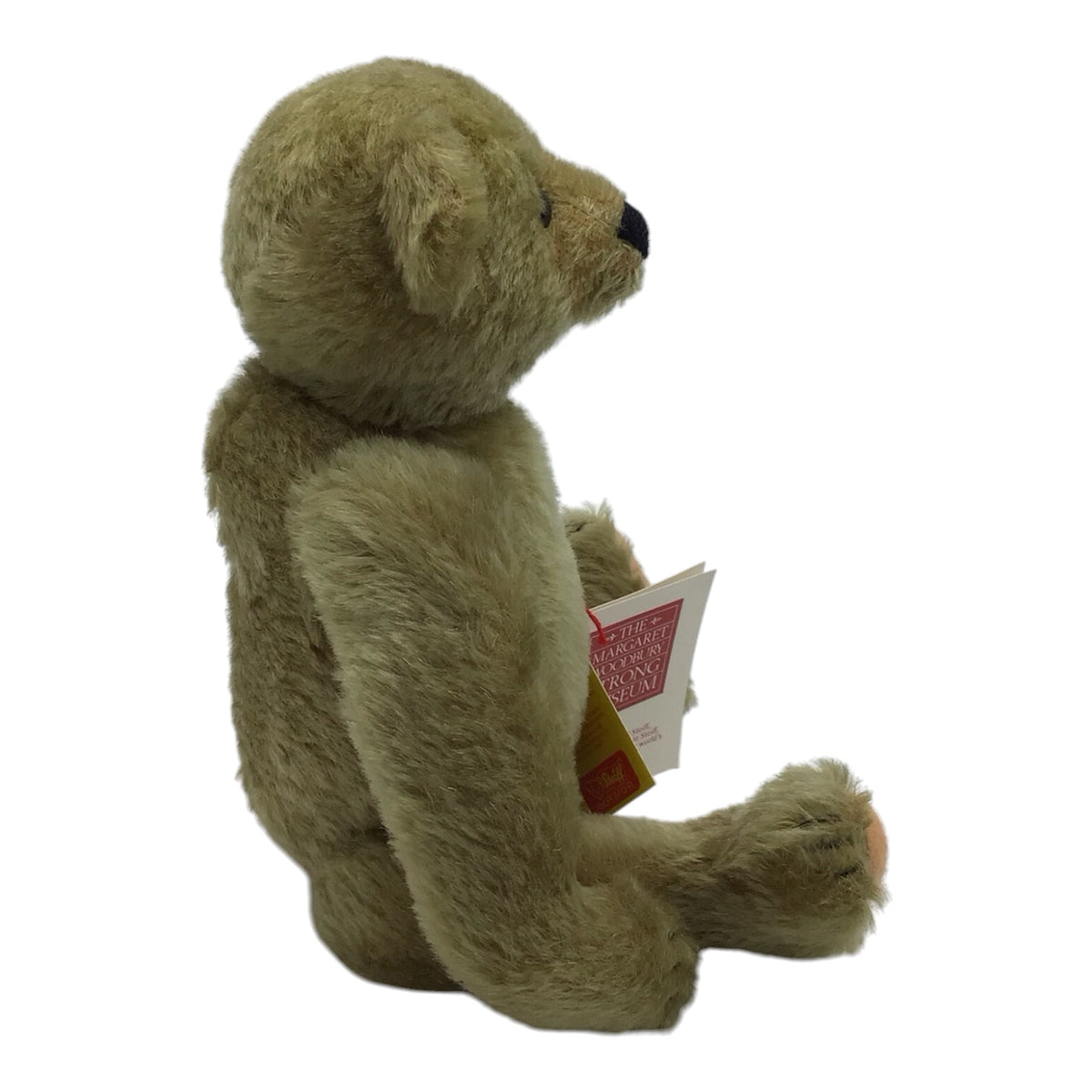 German Steiff Golden Brown Teddy Bear 0155/32 w/ Makers Label & Ear Button
