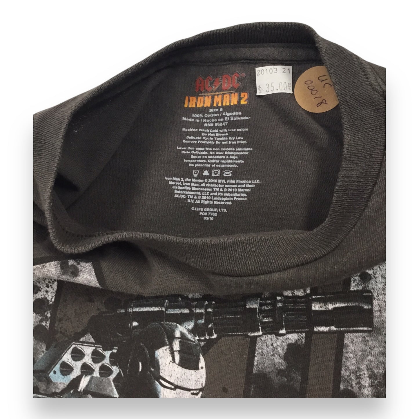 AC/DC Shoot to Thrill Iron Man T-Shirt