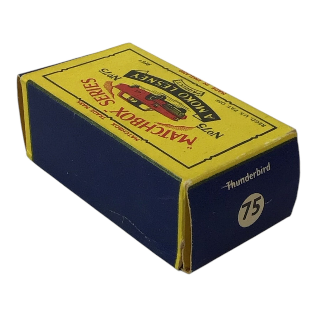 Moko Lesney Matchbox Series No. 75 Ford Thunderbird w/ Original Box