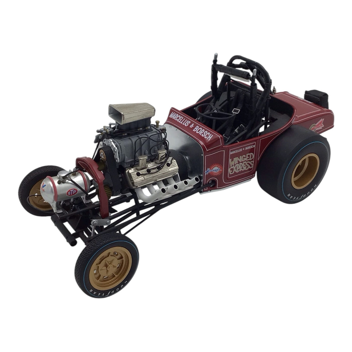 Marcellus & Borsch Winged Express Fuel Altered Drag Car Model