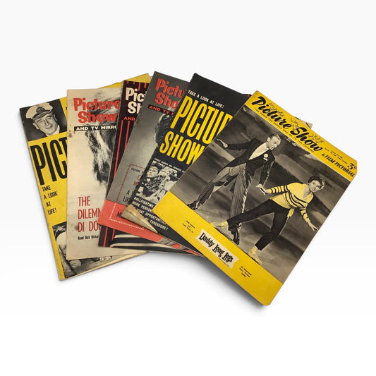 Vintage 1960 Picture Show & Film Pictorial British Film Magazine Set - 6 Issues