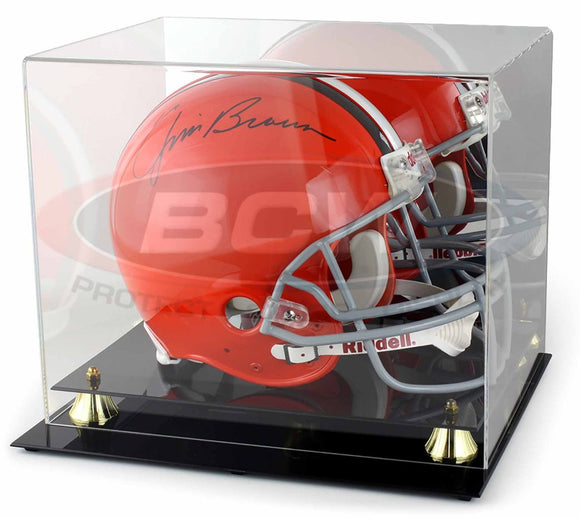 Acrylic Full Size Helmet Display With Mirror Back