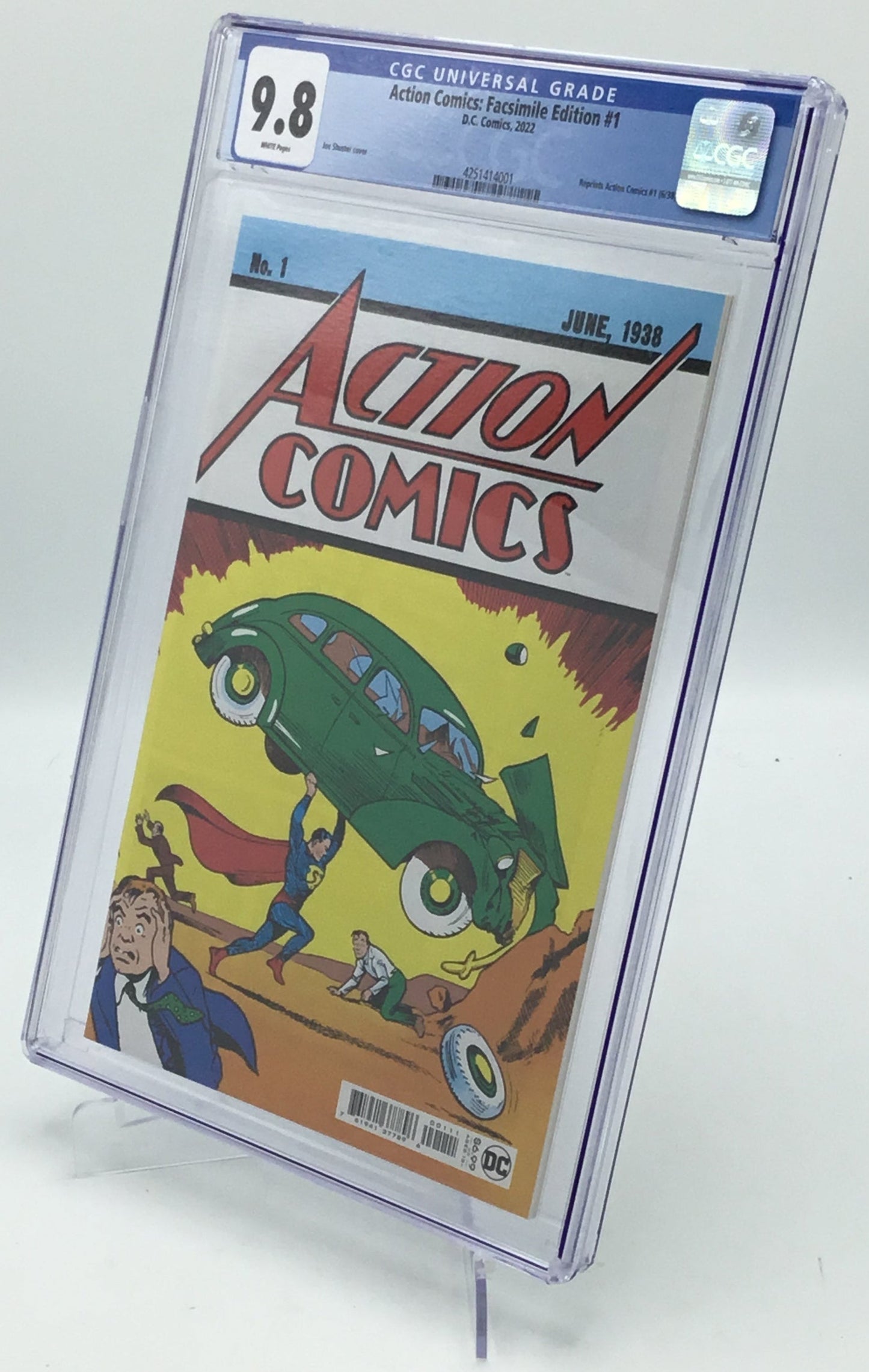 Action Comics: Fascicle Edition #1 (2022) - CGC 9.8 - Reprint of Action Comics #1