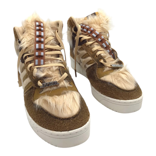 Adidas Rivalry Hi Chewbacca Star Wars Shoes – Raw Desert – Men's Size 9.5