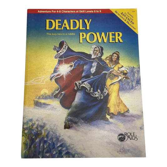 Advanced Dungeons & Dragons Role Aids Deadly Power (1984)