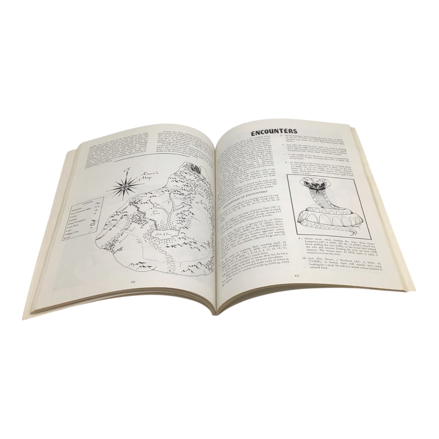 Advanced Dungeons & Dragons Role Aids Dwarves 1982