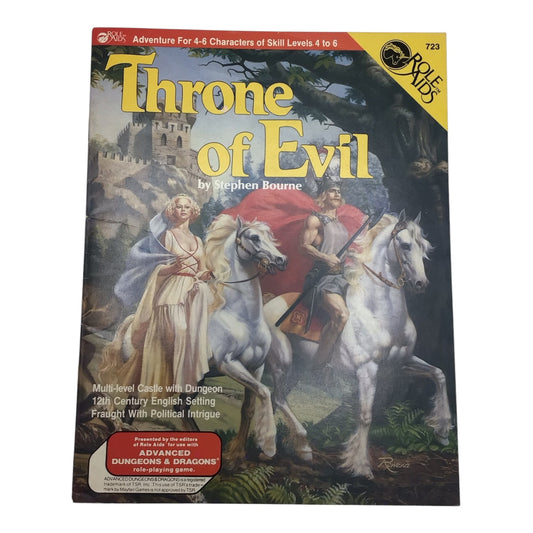 Advanced Dungeons & Dragons Role Aids Throne of Evil (1984)