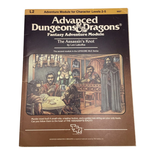 Advanced Dungeons & Dragons The Assassin's Knot L2 #9057 1983